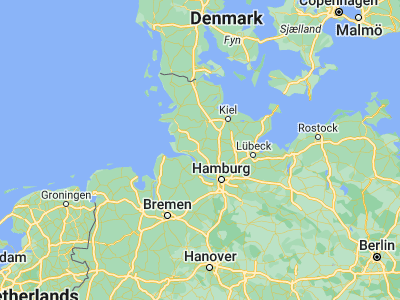 Map showing location of Itzehoe (53.92099, 9.51529)