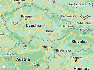 Map showing location of Ivančice (49.10144, 16.37752)