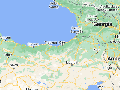 Map showing location of İyidere (41.01192, 40.36185)