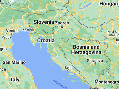 Map showing location of Izačić (44.87485, 15.78256)