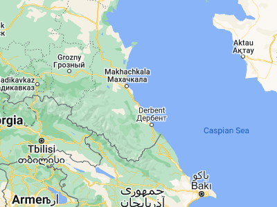 Map showing location of Izberbash (42.56955, 47.86447)