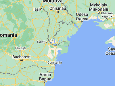 Map showing location of Izmayil (45.34929, 28.84079)