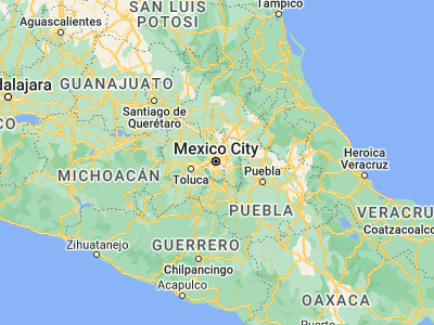 Map showing location of Iztacalco (19.39667, -99.08472)
