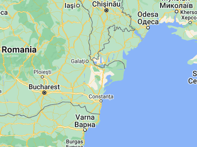 Map showing location of Izvoarele (45.03333, 28.53333)