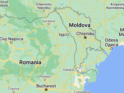 Map showing location of Izvoru Berheciului (46.58333, 27.21667)