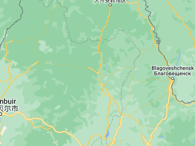 Map showing location of Jagdaqi (50.41667, 124.11667)