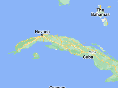 Map showing location of Jagüey Grande (22.52694, -81.12861)