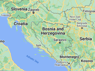 Map showing location of Jajce (44.34203, 17.27059)