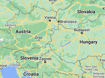 Map showing location of Ják (47.1425, 16.58148)
