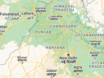 Map showing location of Jākhal (29.79627, 75.82392)