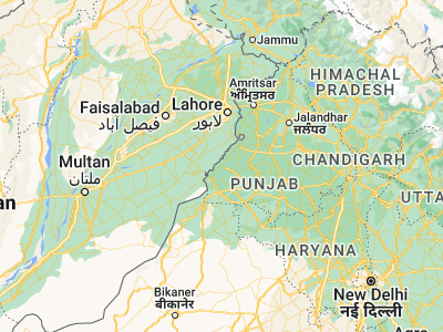Map showing location of Jalālābād (30.60622, 74.25726)