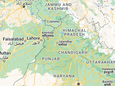 Map showing location of Jalandhar (31.32556, 75.57917)