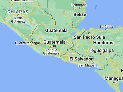 Map showing location of Jalapa (14.63333, -89.98333)