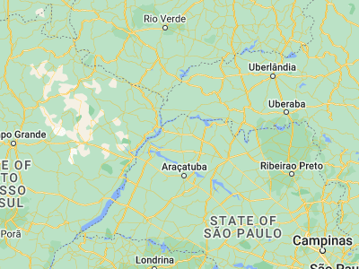 Map showing location of Jales (-20.26889, -50.54583)