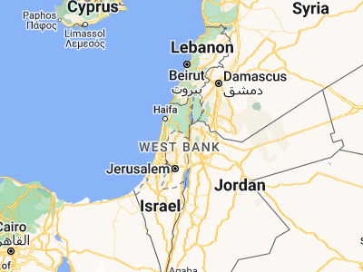 Map showing location of Jalqamūs (32.42464, 35.36421)