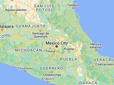 Map showing location of Jaltenco (19.75056, -99.09556)