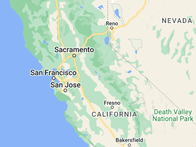 Map showing location of Jamestown (37.95326, -120.4227)