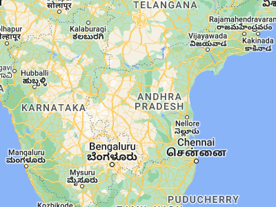 Map showing location of Jammalamadugu (14.83333, 78.4)