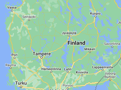 Map showing location of Jämsänkoski (61.919, 25.17011)