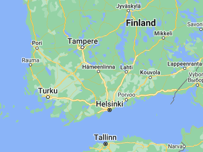 Map showing location of Janakkala (60.9, 24.6)
