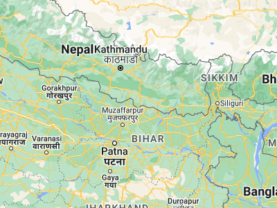 Map showing location of Janakpur (26.71828, 85.90646)