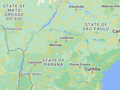 Map showing location of Jandaia do Sul (-23.60306, -51.64333)