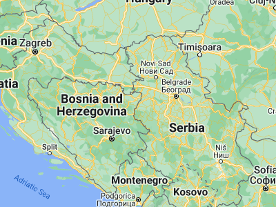 Map showing location of Janja (44.66554, 19.24691)