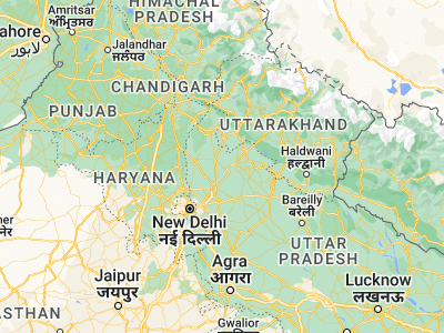Map showing location of Jānsath (29.32508, 77.84945)