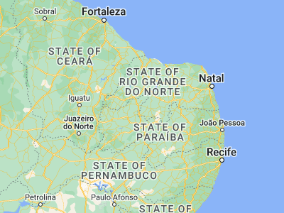 Map showing location of Jardim de Piranhas (-6.37861, -37.35194)