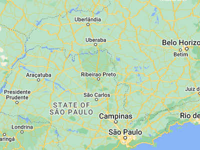 Map showing location of Jardinópolis (-21.01778, -47.76389)