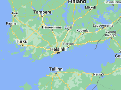 Map showing location of Järvenpää (60.47369, 25.08992)