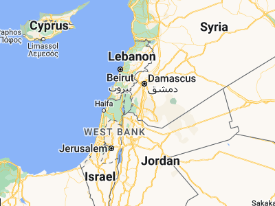 Map showing location of Jāsim (32.99233, 36.06018)
