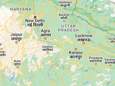 Map showing location of Jaswantnagar (26.88234, 78.90187)
