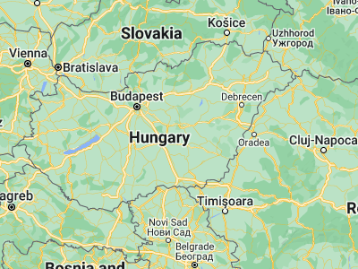 Map showing location of Jászkarajenő (47.05, 20.06667)