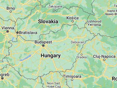 Map showing location of Jászszentandrás (47.58333, 20.18333)