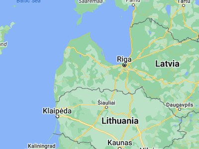 Map showing location of Jaunpils (56.7325, 23.01361)