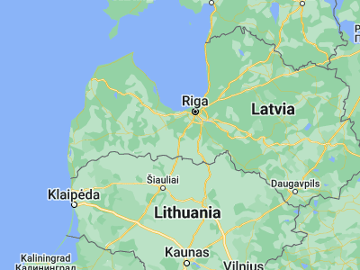 Map showing location of Jelgava (56.65, 23.71278)