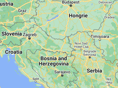 Map showing location of Jelisavac (45.52889, 18.15611)