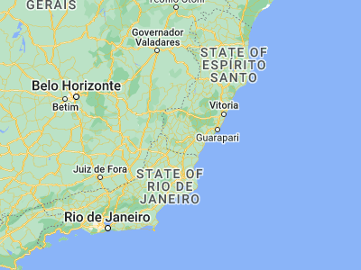 Map showing location of Jerônimo Monteiro (-20.78944, -41.395)