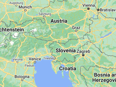 Map showing location of Jesenice (46.43056, 14.06694)