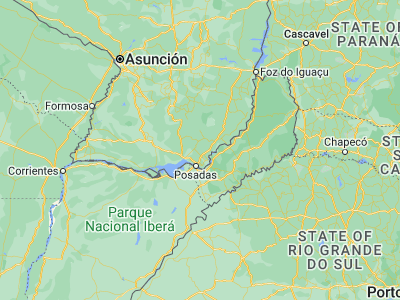 Map showing location of Jesús (-27.05, -55.78333)