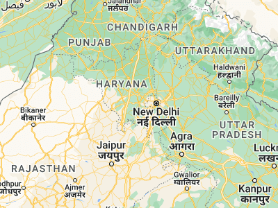 Map showing location of Jhajjar (28.6063, 76.6565)