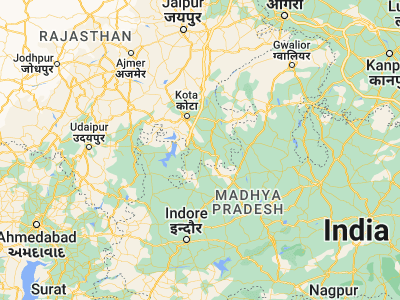 Map showing location of Jhālrapātan (24.54205, 76.17242)