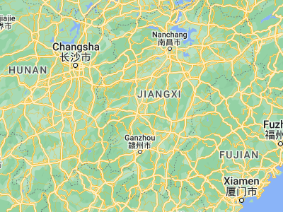 Map showing location of Ji’an (27.11716, 114.97927)