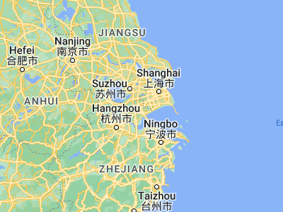 Map showing location of Jiashan (30.84918, 120.92583)