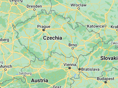 Map showing location of Jihlava (49.3961, 15.59124)