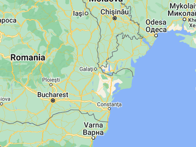Map showing location of Jijila (45.3, 28.15)