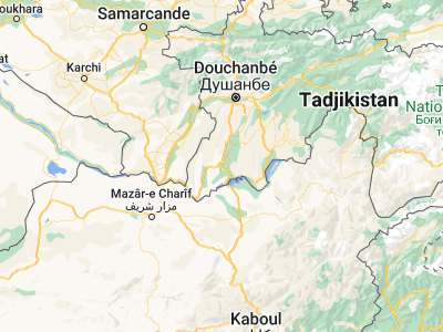 Map showing location of Jilikŭl (37.49167, 68.53106)