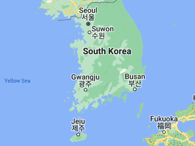 Map showing location of 진안군 (35.79167, 127.42528)
