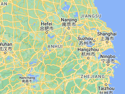 Map showing location of Jishan (30.92149, 118.33017)